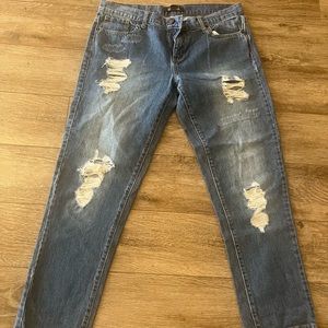 Forever 21 distressed jeans